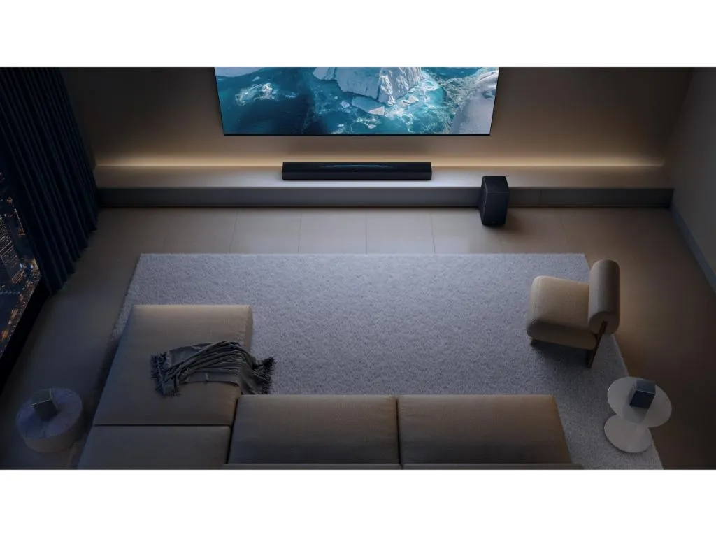 Soundbar TCL Q85H PRO/Wireless SW+STL/DTS:X/Dolby Atmos/860W/96dB/AI sonic/crna Slika 4